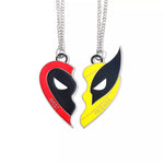 Colar deadpool e wolverine + Chaveiro de Brinde